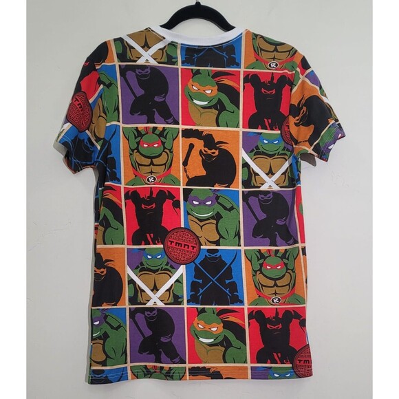 Teenage Mutant Ninja Turtles Men Sz.S T-Shirt NWT All Over Print Portrait Tee - Picture 2 of 3